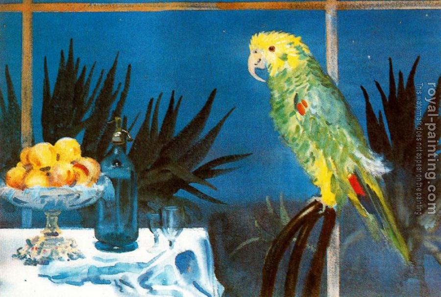 Jorge Apperley : Still Life with Parrot